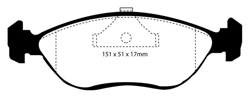 Pastillas de freno ebc DP989