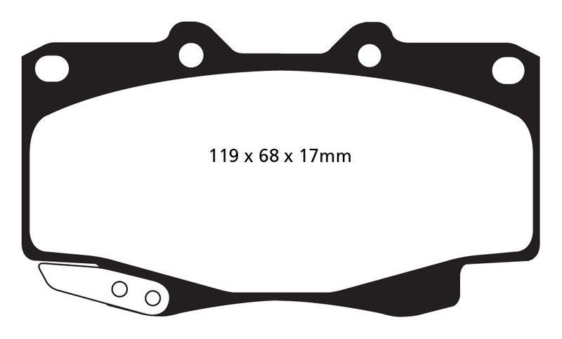 Pastillas de freno ebc DPX2005