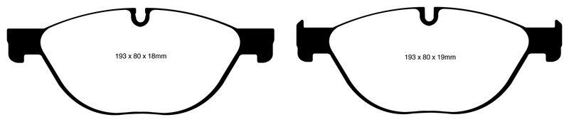 Pastillas de freno ebc DPX2019