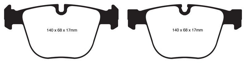 Pastillas de freno ebc DPX2020