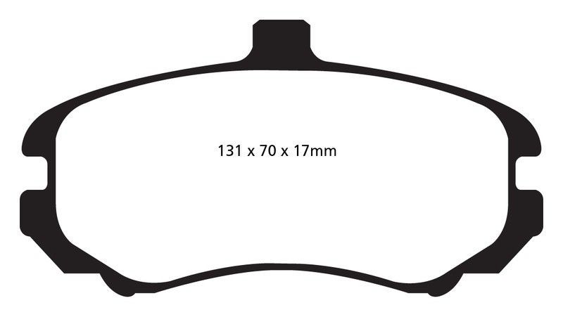 Pastillas de freno ebc DPX2028