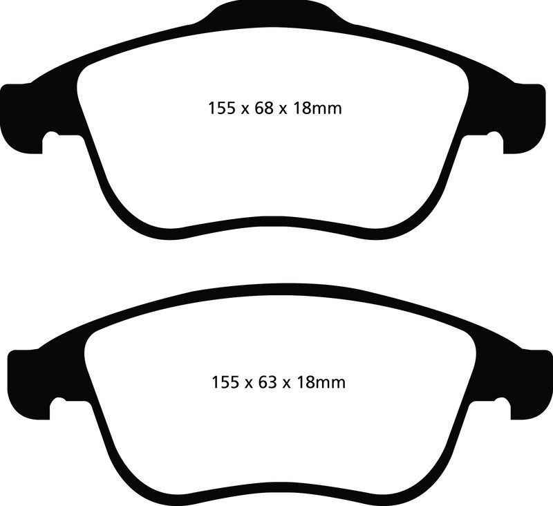Pastillas de freno ebc DPX2071