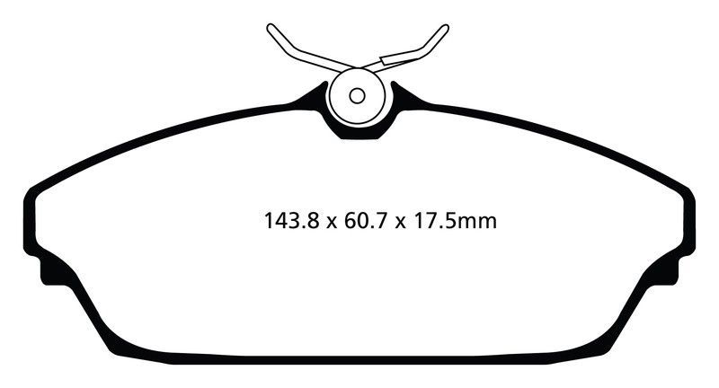 Pastillas de freno ebc DPX2072
