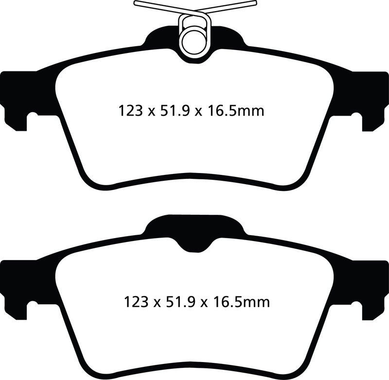 Pastillas de freno ebc DPX2121