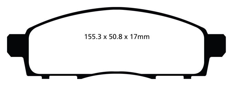 Pastillas de freno ebc DPX2122