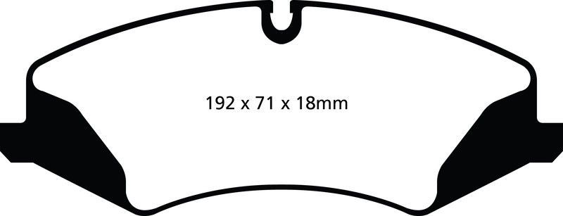 Pastillas de freno ebc DPX2123