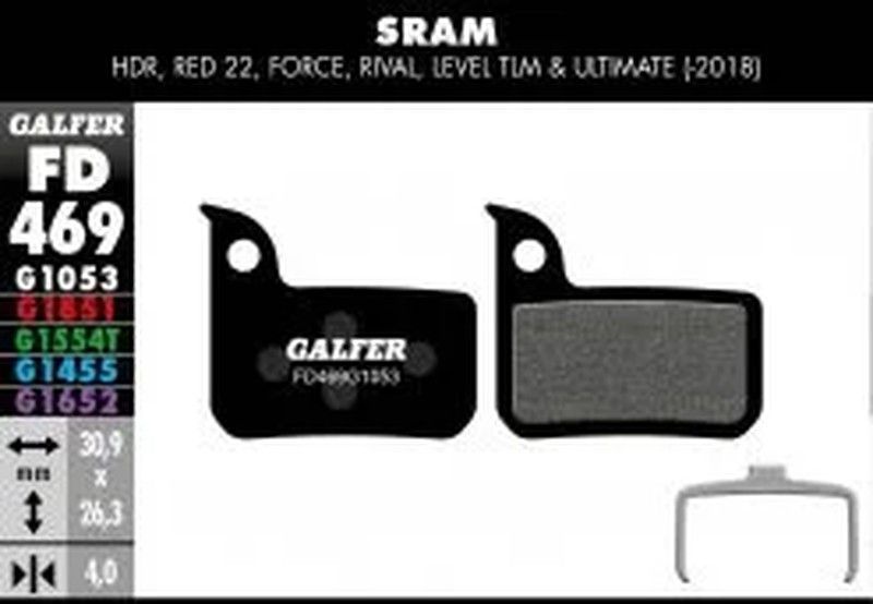 🛑 Pastillas de Freno Galfer Road para SRAM RED 22 – Level TLM 🚴‍♂️🔥