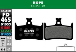 🛑 Pastillas de Freno Galfer Standard – Compatibles Hope E4 🚴‍♂️⚡