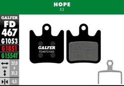 🛑 Pastillas de Freno Galfer Standard para Hope X2 – Potencia y Control en Cada Ruta 🚴‍♂️🔥