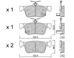 Pastillas de freno SDT FDHP 1050 21103800