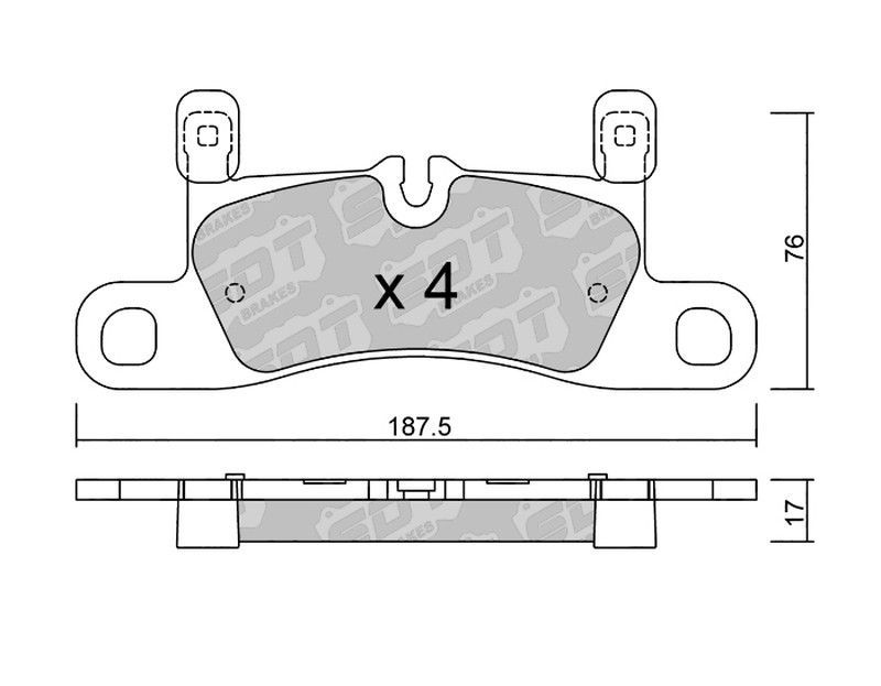 Pastillas de freno SDT FDHP 1050 2132801