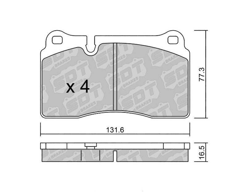 Pastillas de freno SDT FDHP 1050 2144405
