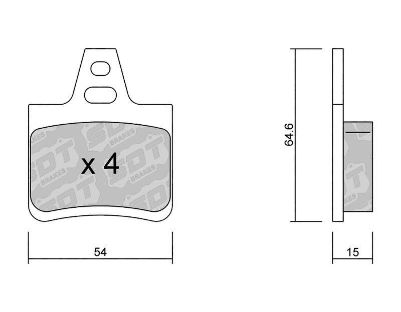 Pastillas de freno SDT FDHP 1050 2173300