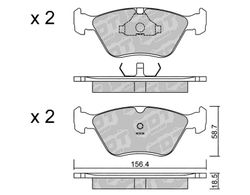 Pastillas de freno SDT FDHP 1050 2173800