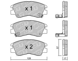 Pastillas de freno SDT FDHP 1050 2174600