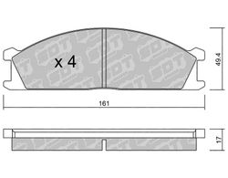 Pastillas de freno SDT FDHP 1050 2189401