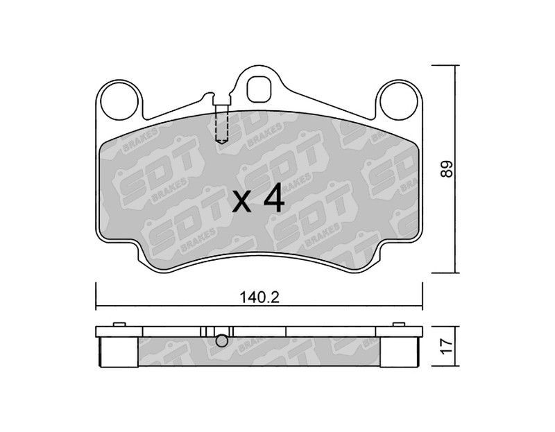 Pastillas de freno SDT FDHP 1050 2194500