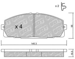 Pastillas de freno SDT FDHP 1050 2197300