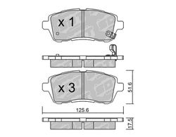 Pastillas de freno SDT RR1080 2529500RR