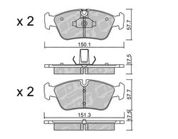 Pastillas de freno SDT RR1080 2546000RR
