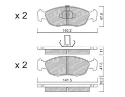 Pastillas de freno SDT RR1080 2563901RR