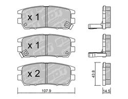 Pastillas de freno SDT RR1080 2573200RR
