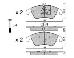 Pastillas de freno SDT RT1066 2528000RT