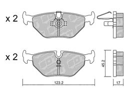 Pastillas de freno SDT RT1066 2546300RT