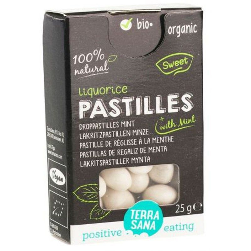 Pastillas De Regaliz Con Menta 25 G