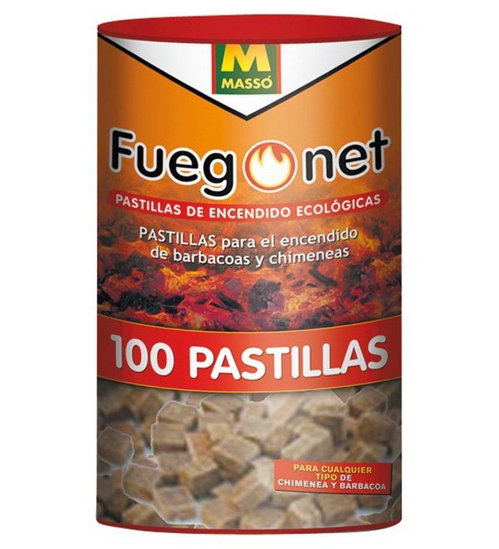 Pastillas ecológicas 100 uni. FUEGO NET