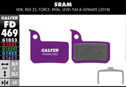 Pastillas Freno Galfer E-Bike SRAM RED 22 – Level TLM