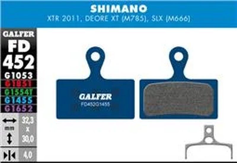🚴‍♂️🛑 Pastillas Galfer Road para Shimano XTR, XT 2014, Deore XT 785 y SLX – Precisión y Rendimiento en Carretera