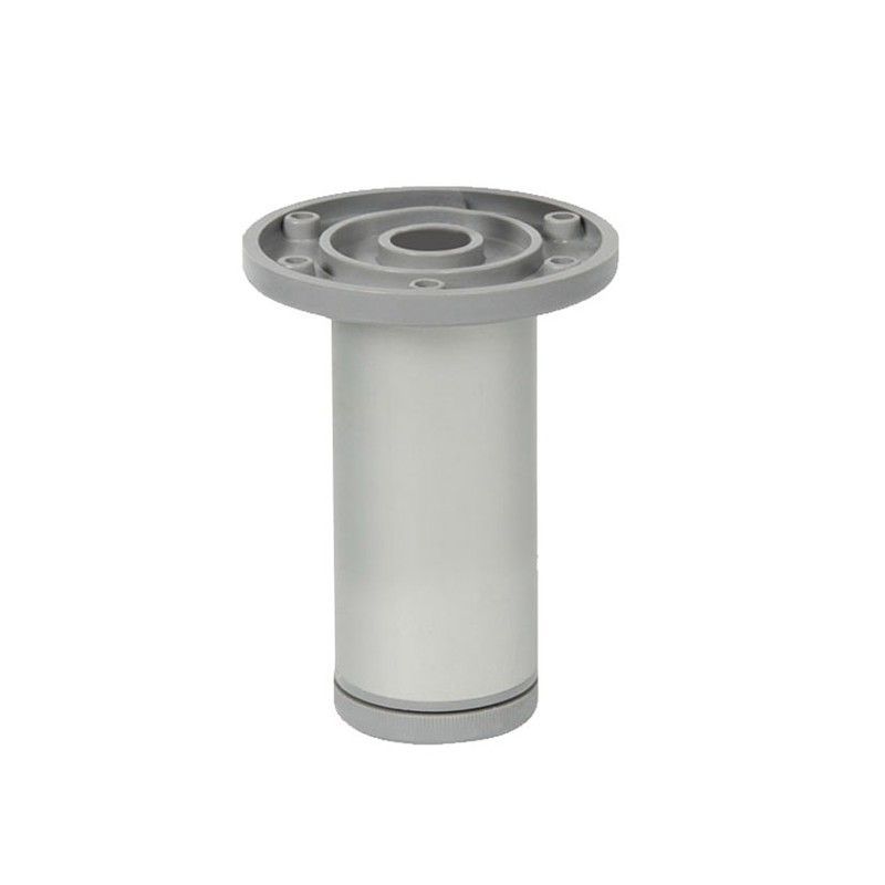Pata mueble NESU con regulador Pata Redonda 40Xh100 Mm Alum. Mate