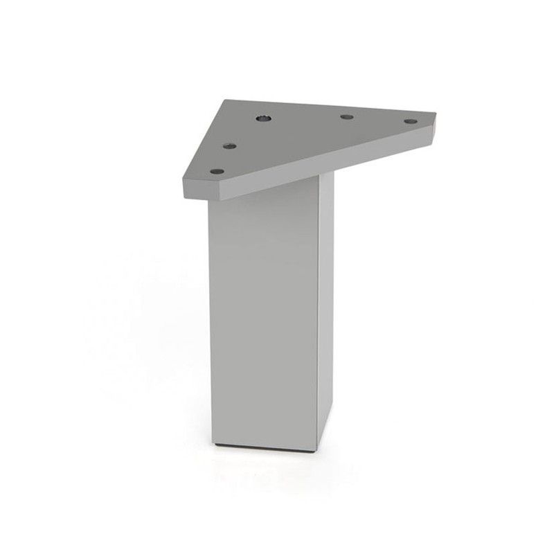Pata mueble NESU serie 5001 Pata Cuadr.Abs 40X1H00 Mm. Alum. Mate