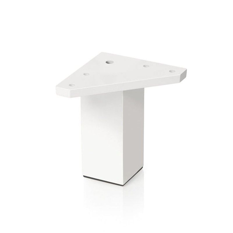 Pata mueble NESU serie 5001 Pata Cuadr.Abs 40Xh 60Mm.Blanco