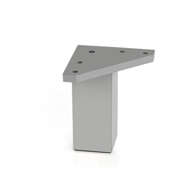 Pata mueble NESU serie 5001 Pata Cuadr.Abs 40Xh60 Mm.Alumi.Mate