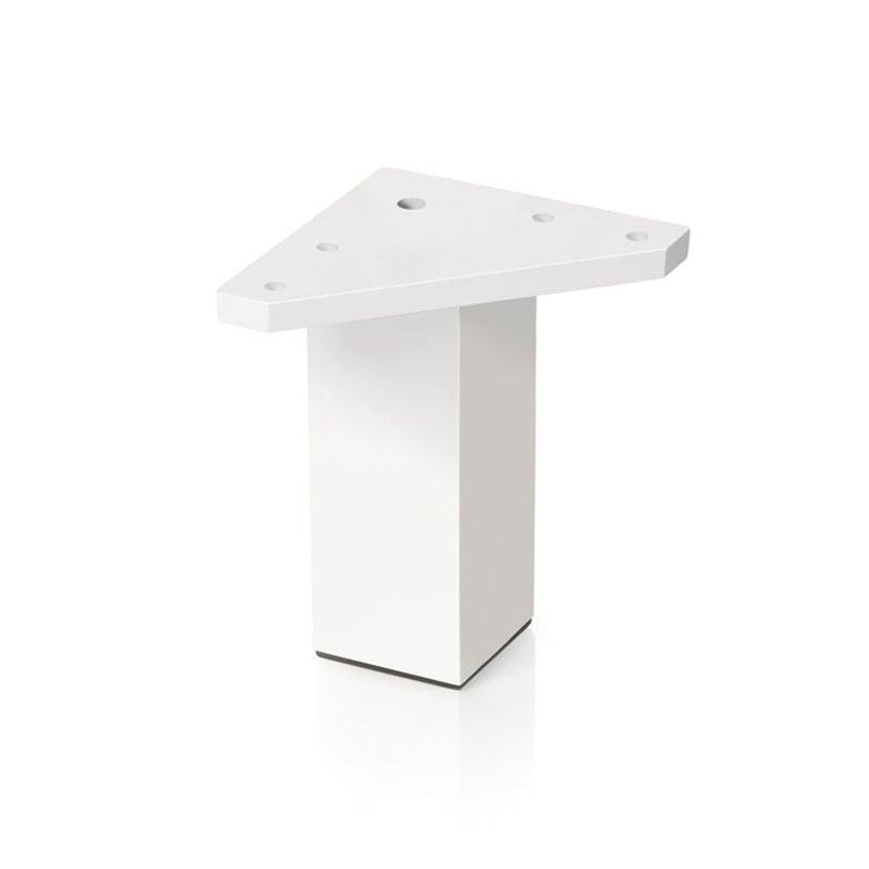 Pata mueble NESU serie 5001 Pata Cuadr.Abs 40Xh80 Mm.Blanco