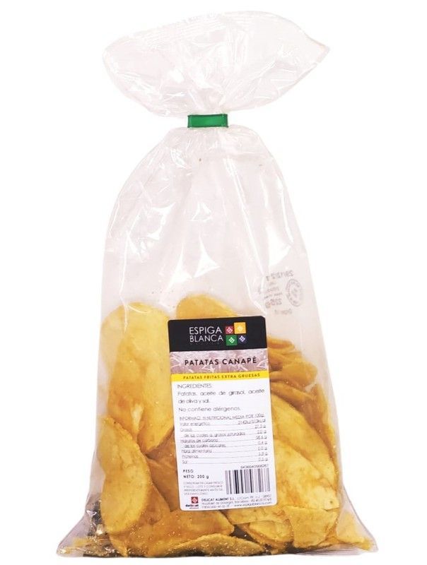 Patatas canapé extra gruesas 200 grs