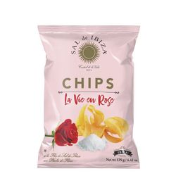 Patatas chips vie en rose sal de ibiza 125 grs