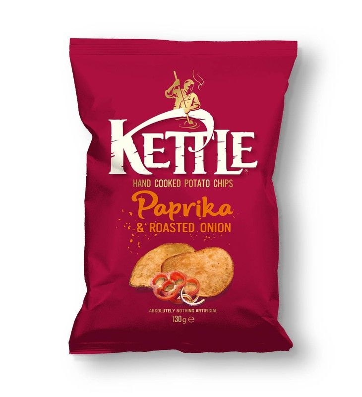Patatas fritas de sabor dulce y picante con un toque de crema agria 130 g Kettle Chips