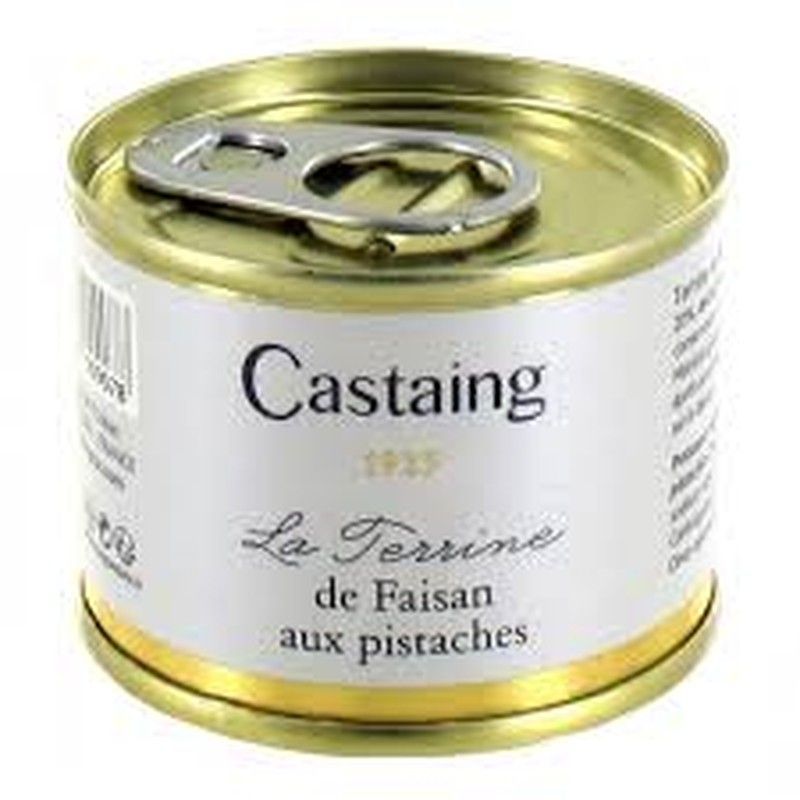Paté faisan con pistacho castaing 67 grs