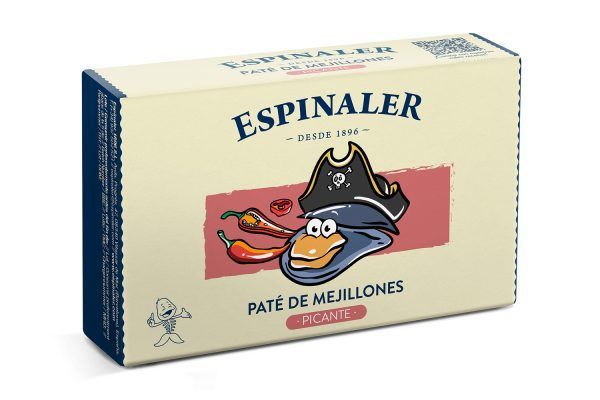 Paté mejillón picante Espinaler 90 grs