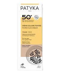 Patyka Creme Solaire Teintee Spf 50+ 40ml