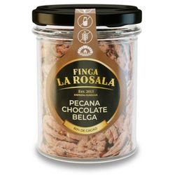 Pecana con Chocolate Negro 60% Tarro 75 grs Frutos Secos La Rosala