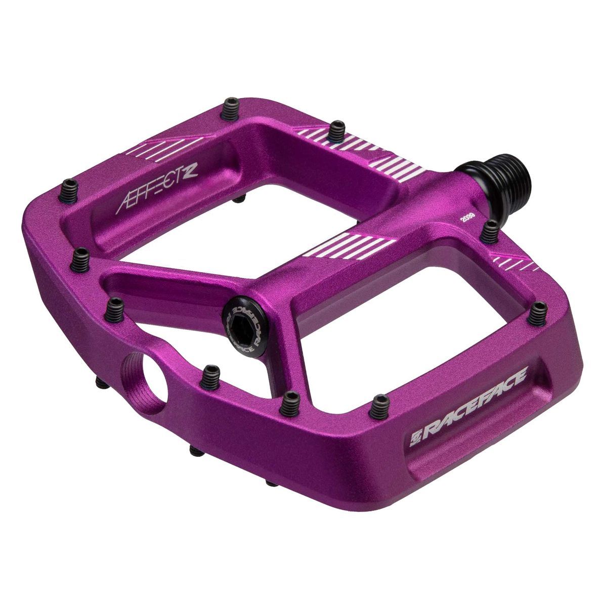🚴‍♂️🔥 Pedal RaceFace Aeffect R Purpura – Control, resistencia y rendimiento en MTB