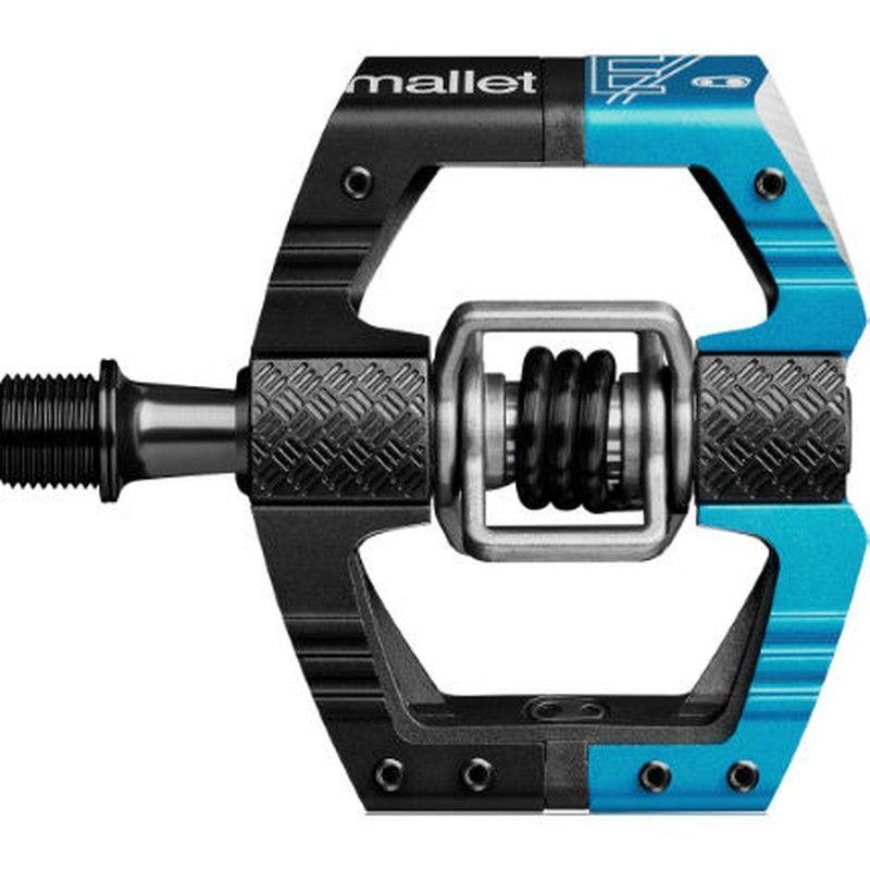 Pedales Automáticos Crank Brothers Mallet E Ls BLUE / BLACK SPRING