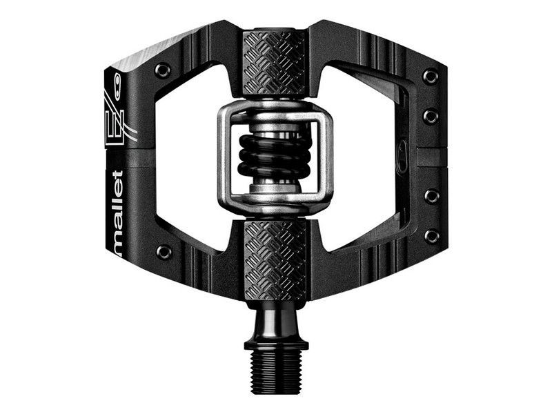 Pedales Automáticos Crankbrothers Mallet E Negro | Potencia, agarre y precisión para dominar el enduro