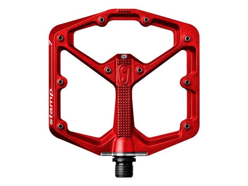 Pedales De Plataforma Crankbrothers Stamp 7 Grandes Rojo