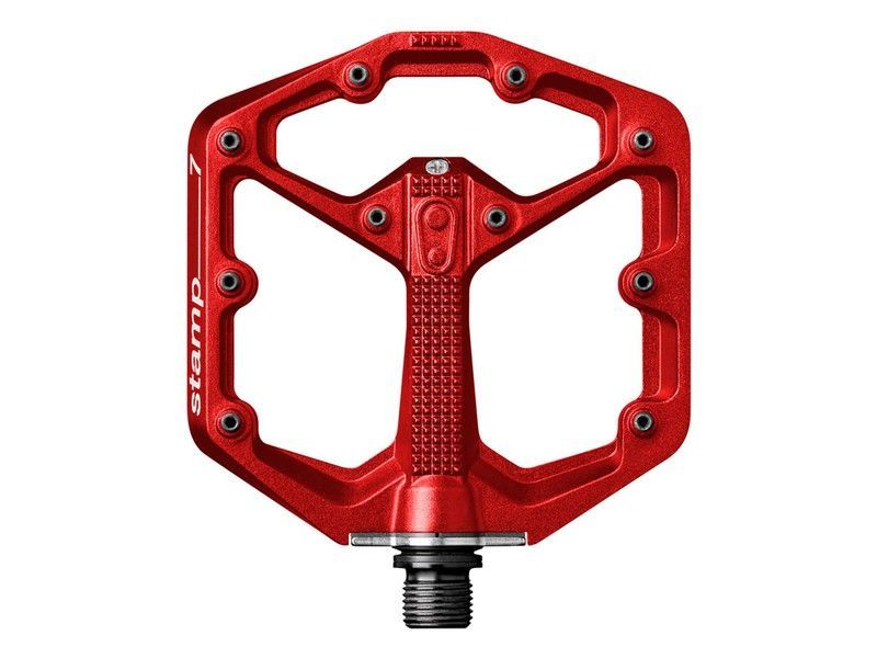 Pedales De Plataforma Crankbrothers Stamp 7 Pequeños Rojo