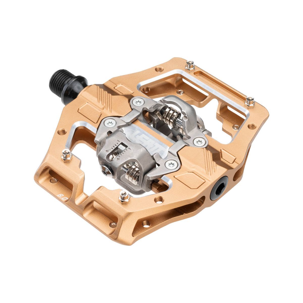 Pedales Leatt Gravity 6.0 Clip-In 110x88mm Frost Bronce – Control, Potencia y Agarre Total en Descensos ⚡